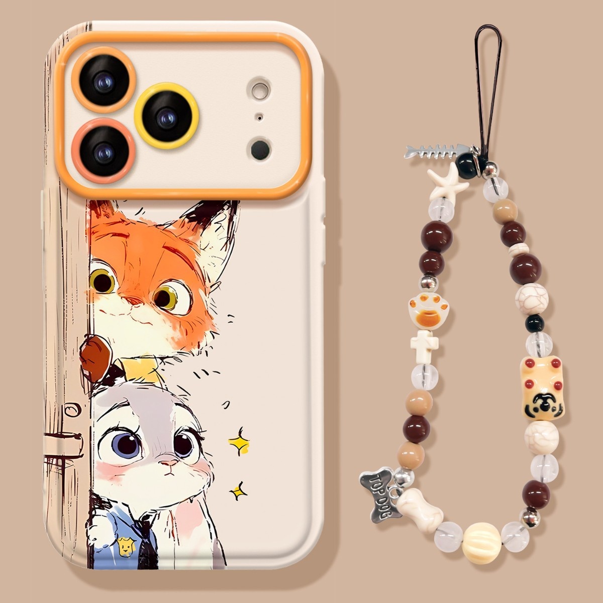 2025朱迪尼克链条适用苹果17可爱手机壳iphone15promax新女款16