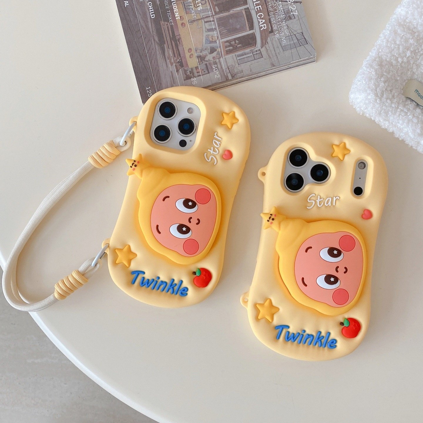 2025横版支架星星人iPhone14适用苹果16pro max手机壳可爱17pro