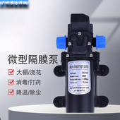微型隔膜泵家用220V12V60W自吸增压喷雾电泵车载洗车高压智能水泵
