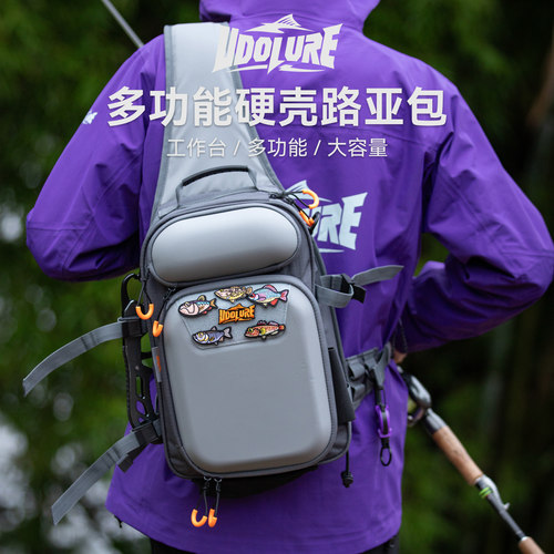 多功能钓鱼包大容量斜挎单肩包