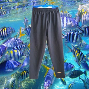 包邮外贸日单速干防晒童泳裤海边防水母游泳漂流男女童长裤