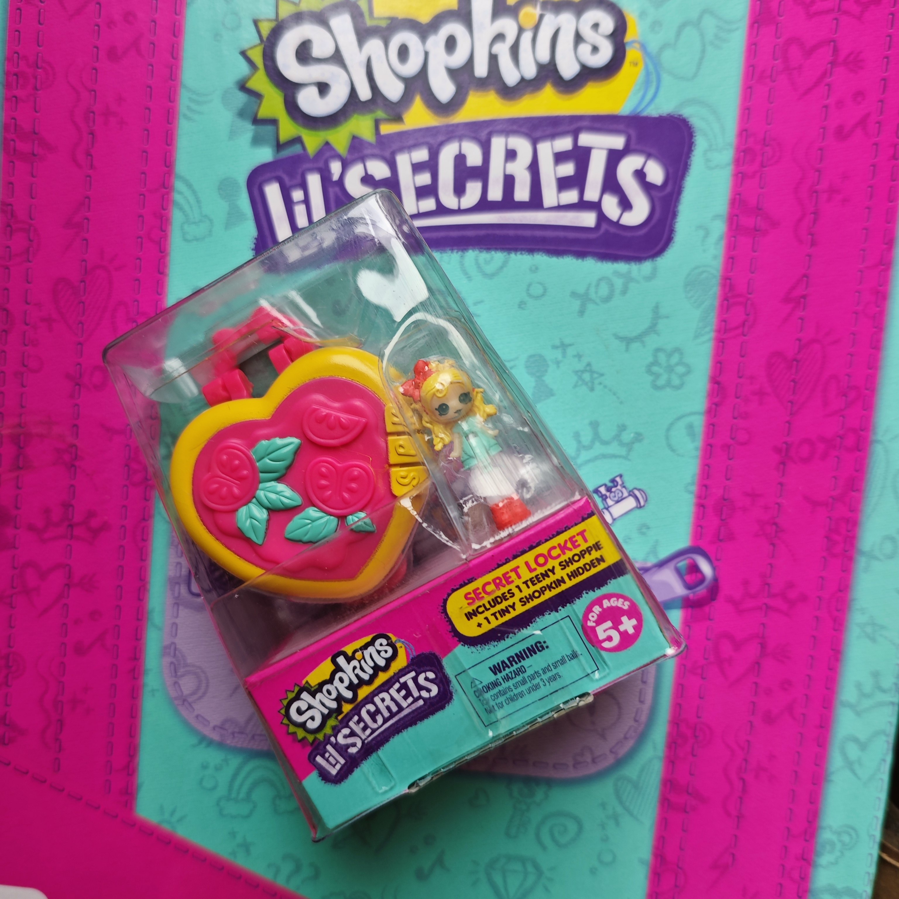 出口Shopkins购物精灵 秘密锁小盒子摆件 小挂件女孩玩具