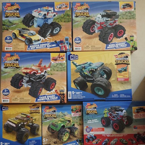 Mega Hotwheels/大脚车拼装积木玩具