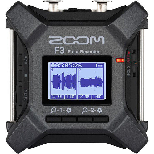 zoomF3录音机麦克风话筒