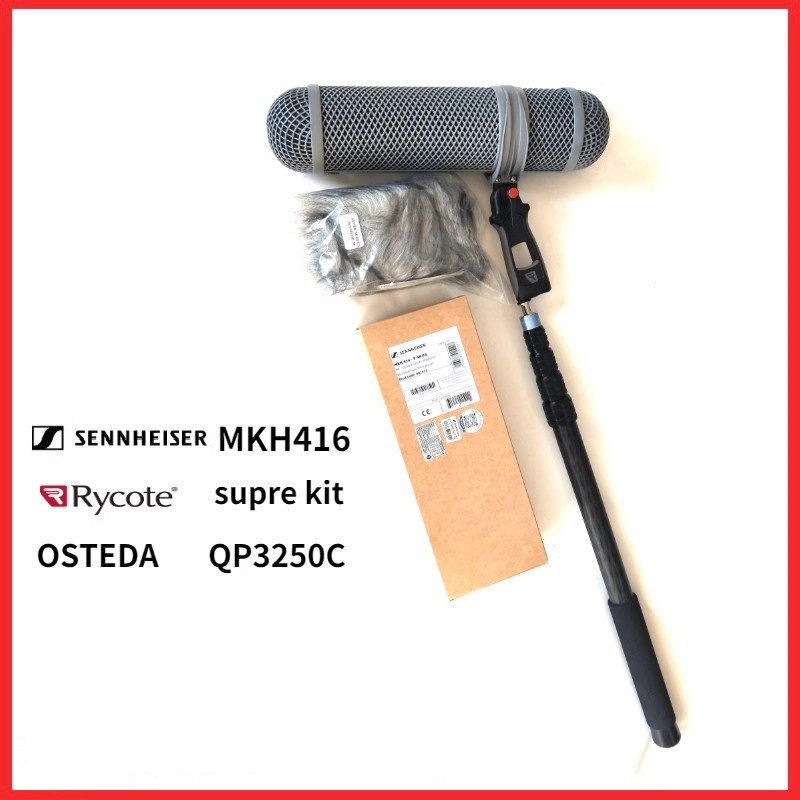 SENNHEISER/森海塞尔 MKH416话筒+Rycote supre防风三件套+QP3250 影音电器 麦克风/话筒 原图主图