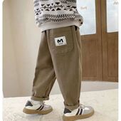 裤 男童休闲裤 中小童直筒工装 2025宝宝纯棉长裤 时髦百搭潮 春秋新款