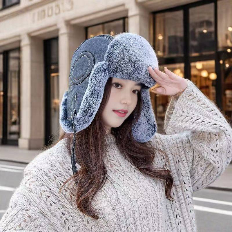 獭兔毛雷锋帽男女冬季皮毛一体加厚保暖护耳飞行机车真羊皮草帽子,服饰配件/皮带/帽子/围巾,帽子,淘宝优惠券,粉丝福利购,淘宝优惠卷
