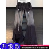 新款 2024个性 字母牛仔裤 港风潮男夏季 嘻哈ins潮高街潮流痞帅长裤