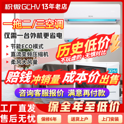 空调一拖二2家用挂机空调
