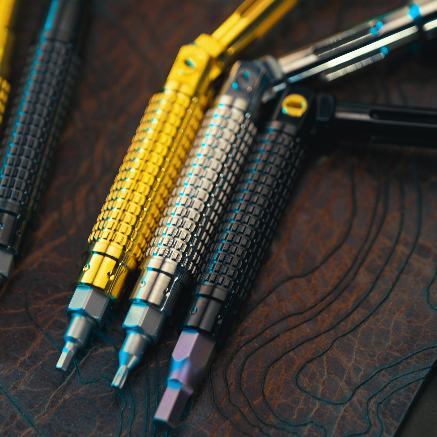 钛金迷宫TIMAZE TS1 EDC螺丝刀把手战术钛合金螺丝刀