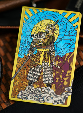 盖隐Gain 限量款悟空 EDC双面钛合金刀卡 大圣 快递开箱刀工具