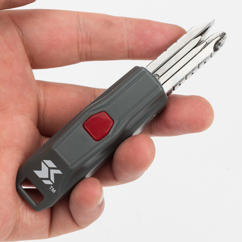 瑞士科技Swiss+Tech水母7合1钥匙圈手电工具J0200011随身便携工具