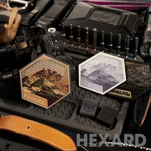 Hexard PC06 珠峰边境 主题士气章 臂章 战术 机能魔术贴章个性章
