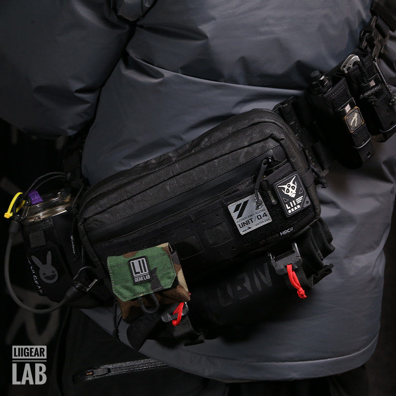 LiiGear新品胸包二代Mr.Control多功能户外通勤单肩斜挎包