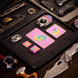 Gain Dart T0 2311 双面钛合金刀卡 冰淇淋工具士气章 快递开箱刀