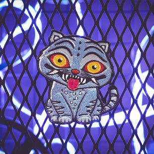 Morale 美国PDW KPop Tiger 摇滚虎刺绣魔术贴士气章臂章 Patch