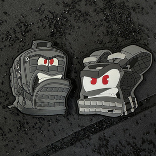 德国PATCHLAB Grumpy Bag暴躁背包士气章魔术贴补丁臂章PVC胶章