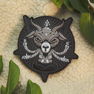 黑山羊 德国PATCHLAB RITUAL克苏鲁外神 BAPHOMET 士气章魔术贴章