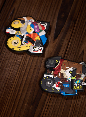 德国PATCHLAB黑色星期五科技迷男个性士气章潮魔术贴背包补丁贴