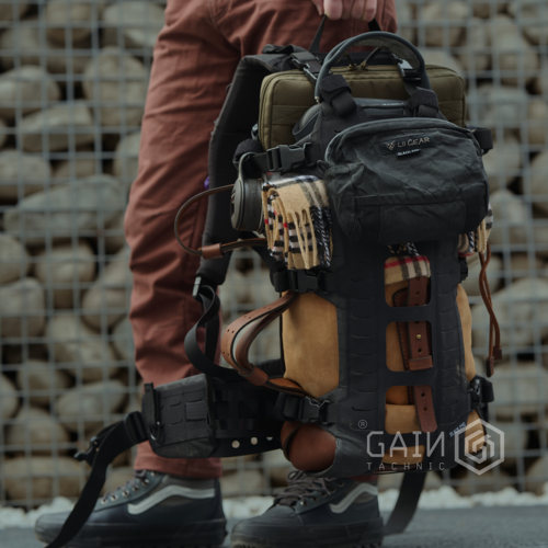 Liigear新品Heathen小背架户外徒步登山通勤轻量背包骨架