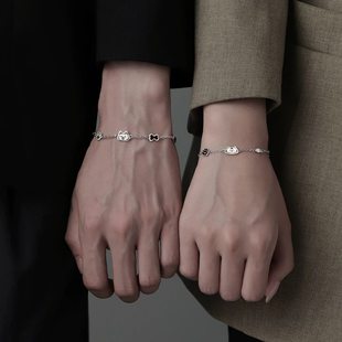 猫狗日记情侣手链轻奢小众百搭高级感学生定情信物送女友生日礼物