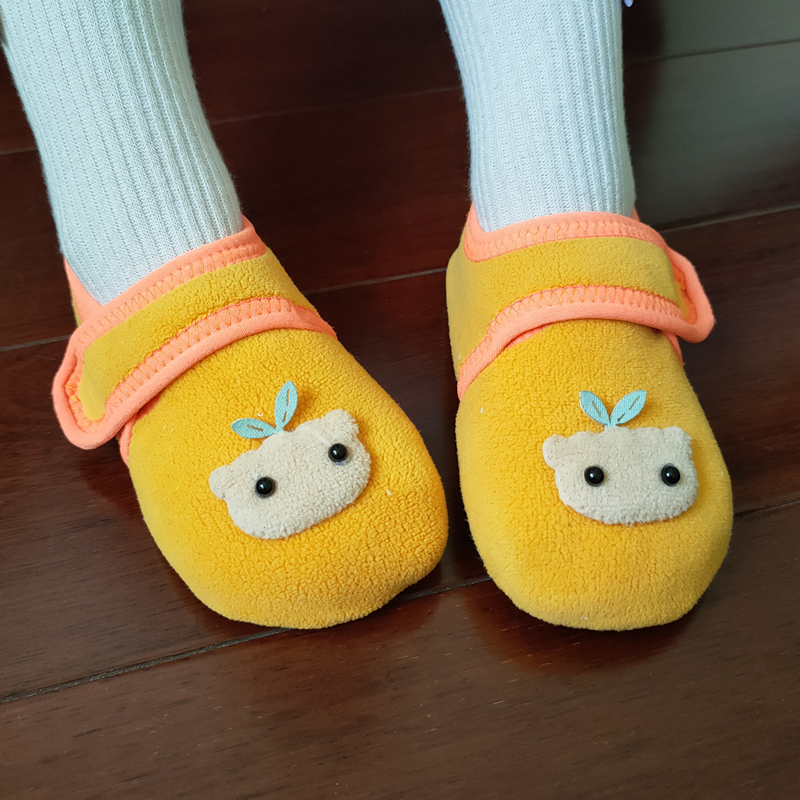 儿童加绒地板袜冬加厚男防滑软底学步袜套女宝宝室内隔凉保暖鞋袜