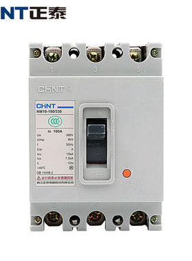 正泰塑壳断路器NM10-100/250透明CDM10/RDM10空气开关100A250A330