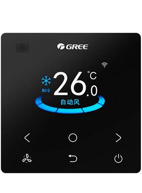 格力原装中央空调多联 风管机彩屏WiFi 线控器XC75-24/HC黑色白色