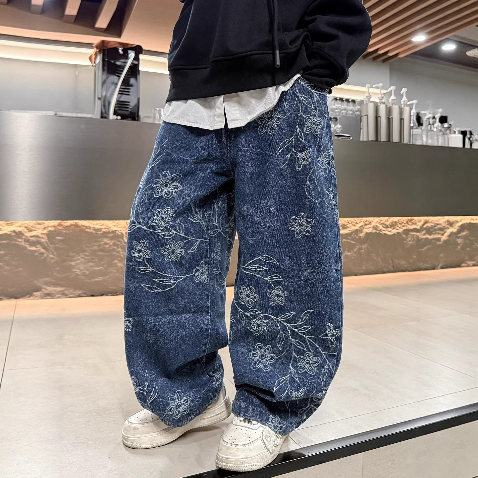 儿童装男童春秋款牛仔裤子2026新款男孩中大童休闲长裤春装春季潮