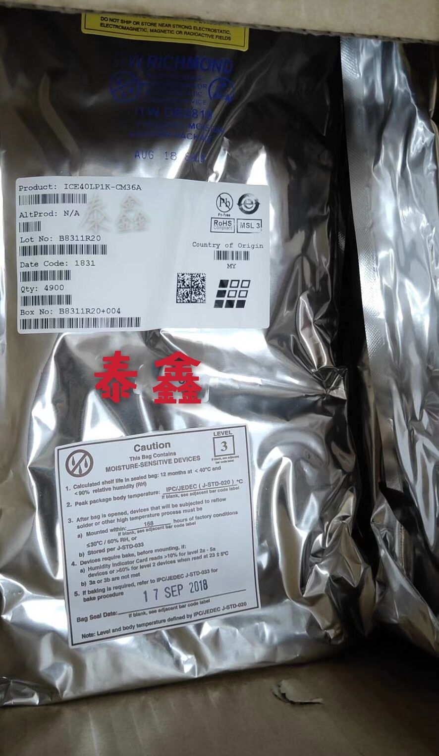 ICE40LP1K-CM36A BGA36 LATTICE莱迪斯原厂进口原装现货