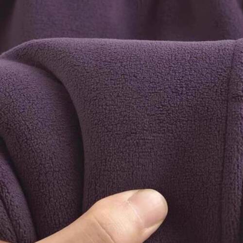 葡萄紫奥粒绒加绒加厚运动裤