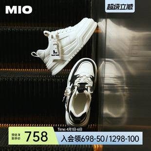 厚底增高小白鞋 张真源李宇春张雨绮同款 MIO米奥休闲板鞋 新款 女鞋