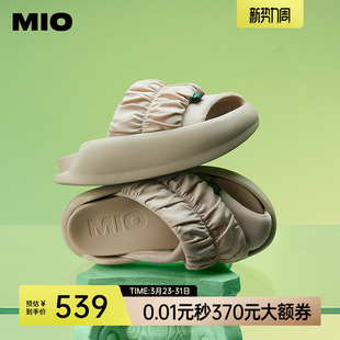 外穿勃肯凉鞋 谢娜同款 高跟度假摇摇底女鞋 拖鞋 MIO米奥舒芙蕾夏季