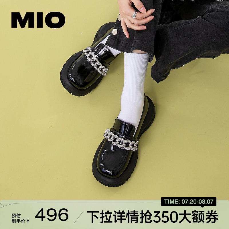MIO2022年春季厚底英伦风乐福鞋