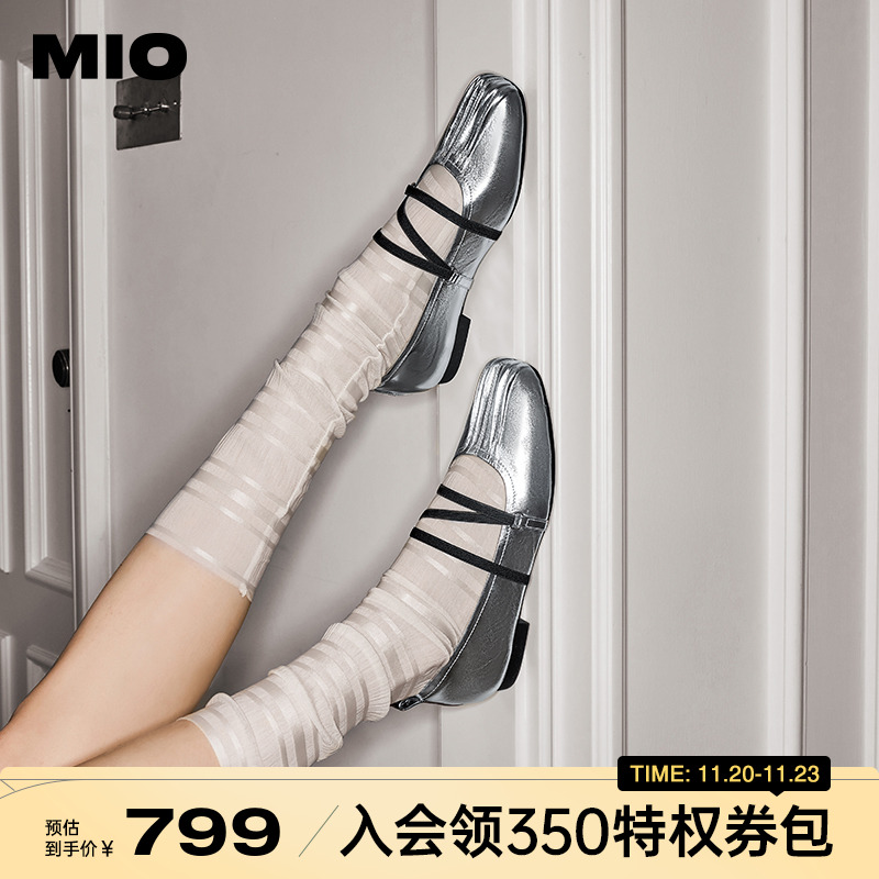 米奥MIO绑带通勤玛丽珍鞋