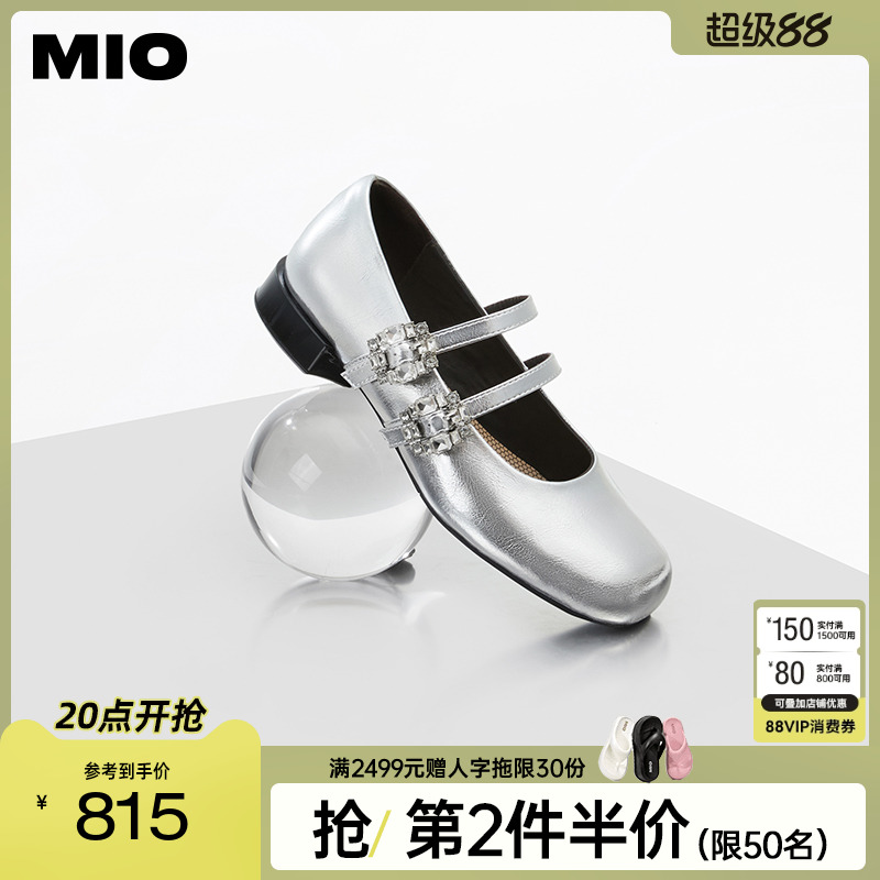 米奥玛丽珍鞋MIO复古单鞋