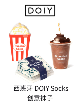 西班牙 DOIY Socks 创意袜子可爱休闲搞怪有趣的灵魂情侣中筒袜