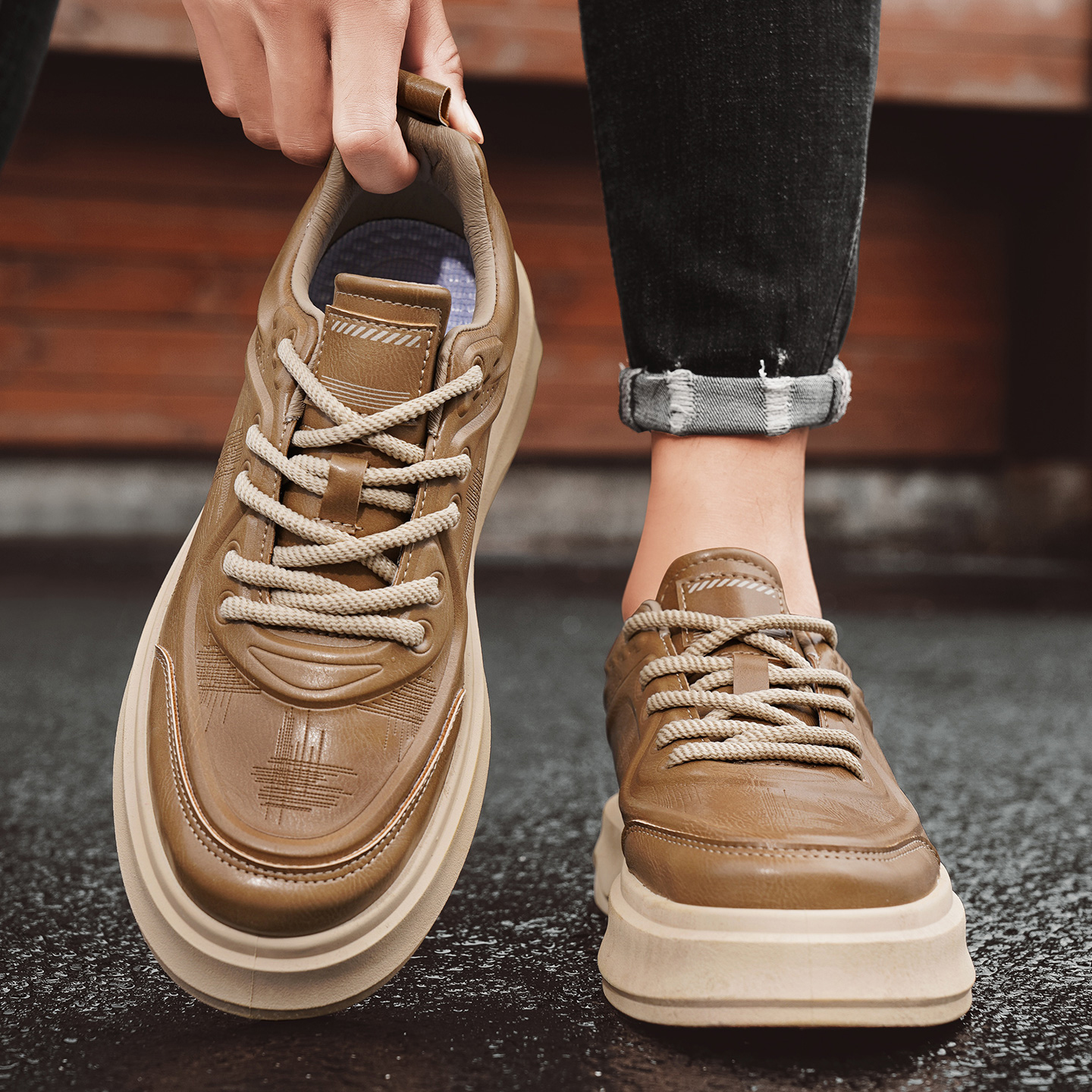 【大码男鞋加宽加肥运动休闲鞋】