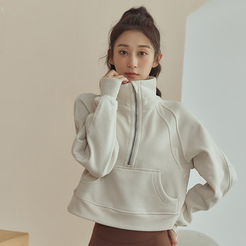 跑步速干长袖运动外套女