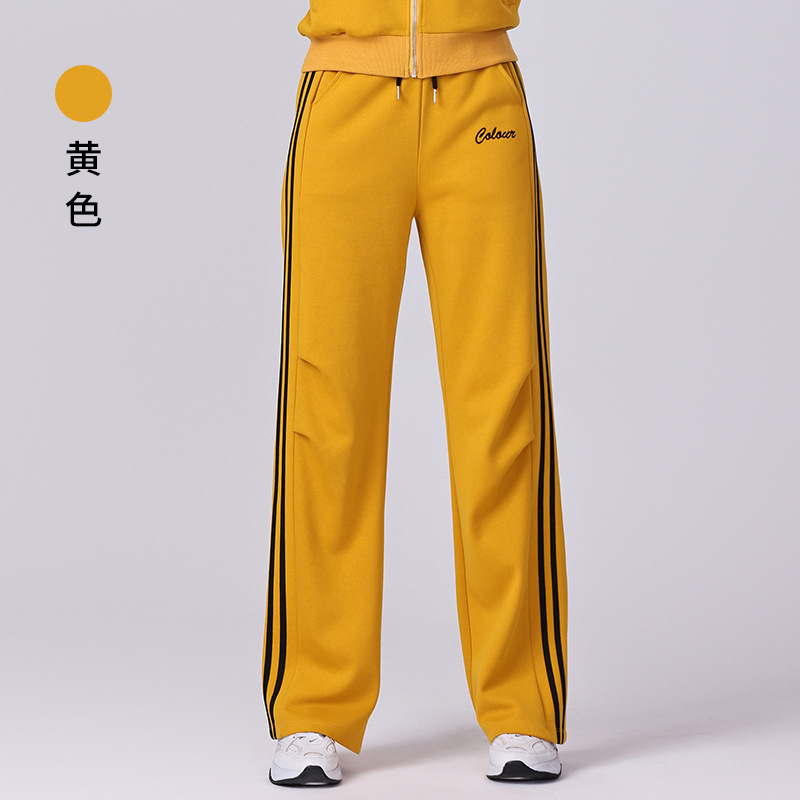 广场舞服装秋冬2025新款鬼步舞运动健身操直筒裤跳操服长裤大码女