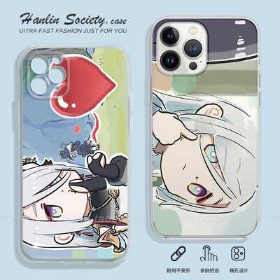 申鹤飞吻竖手指苹果安卓手机壳