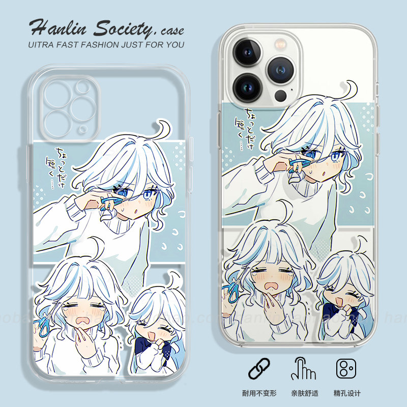 原神趣味搞怪芙宁娜手机壳苹果
