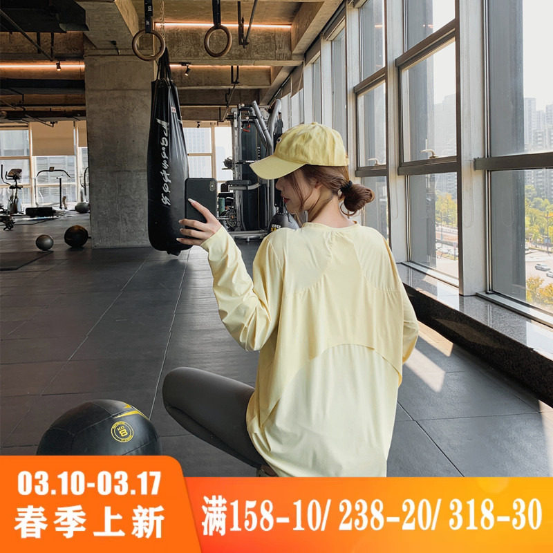 健身服女薄款户外显瘦宽松大码T恤衫运动上衣短袖跑步速干衣罩衫
