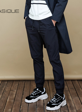 休闲运动风格轻便束脚裤 元本220020 男秋季轻薄款修身锥形长裤