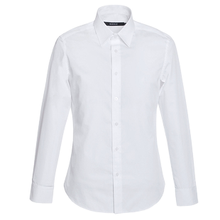 元本白衬衫男长袖商务正装修身易烫男士白色职业团体定做西装衬衣