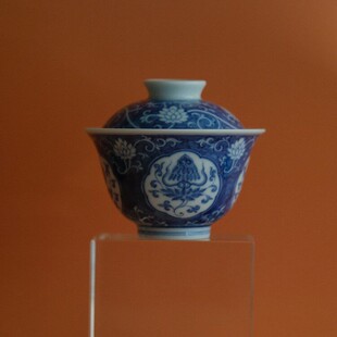 葭元里茶集  無塵格古系列/慕明青花鱼藻/西番莲/云鹤/灵芝茶器