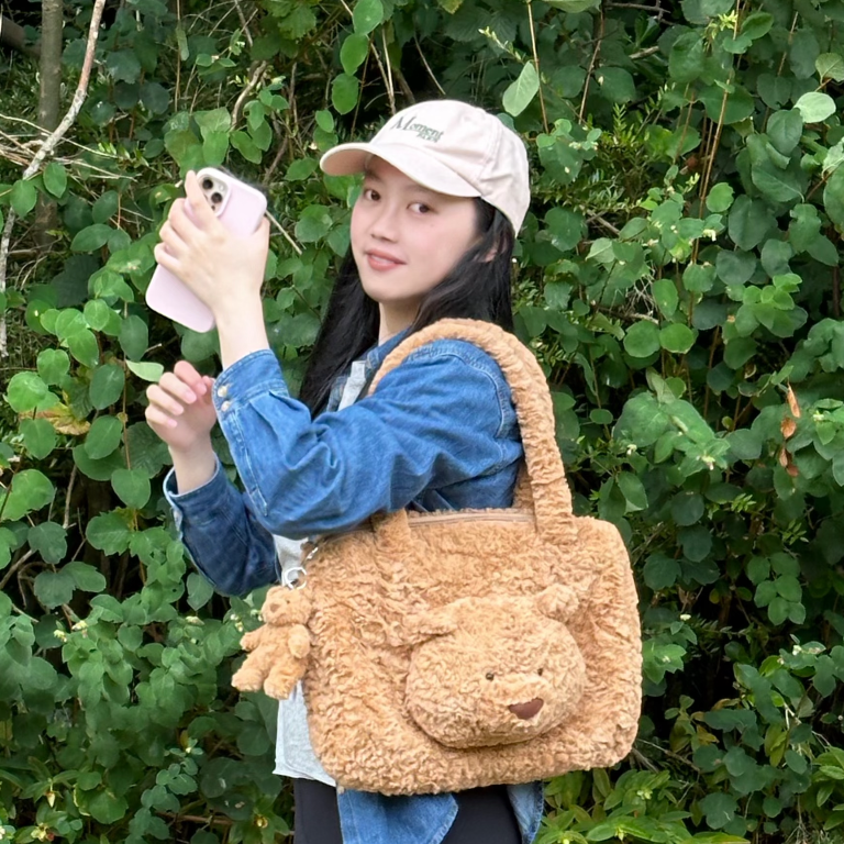 英国巴塞罗熊托特包手提包小熊包毛绒玩具玩偶生日礼物情人节女孩