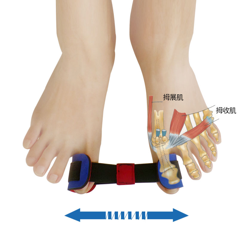 大拇指外翻矫正神器脚趾外翻伸张带大脚骨矫正器锻炼带分趾拉力带
