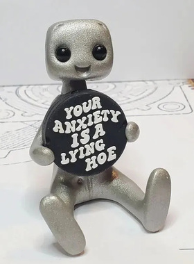 跨境新品Your Anxiety Is A Lying H*e Robot焦虑说谎机器人