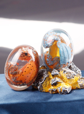 跨境熔岩水晶装饰摆件树脂工艺品